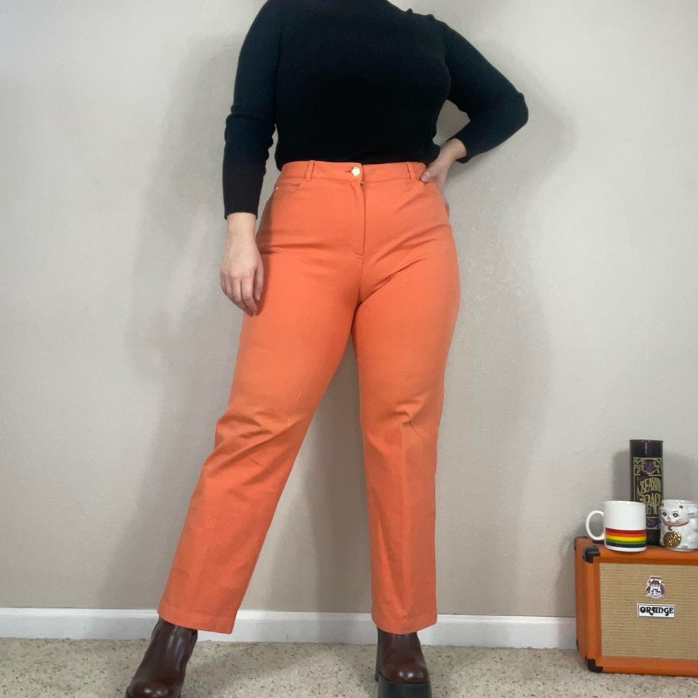 Salmon color pants!